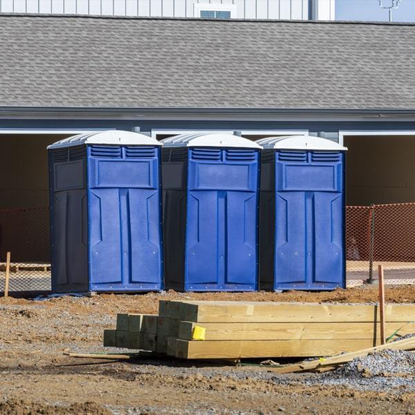 Heavy-duty construction site porta potty in Oneida, New York