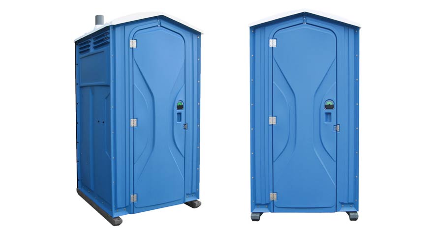 Long-term porta potty units on site in Oneida, New York